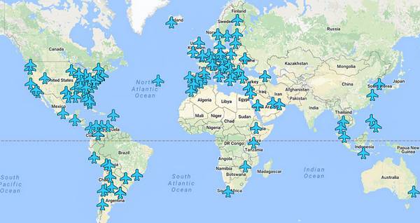 Wi Fi Passwords Of Airports Around The World In A Single Map