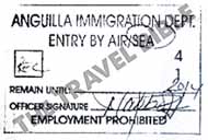 Anguilla passport stamp