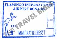 Bonaire passport stamp