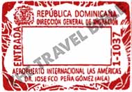 Dominican Republic passport stamp entry