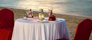 Romantic Dinner Set Up