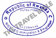 Rwanda passport stamp 2