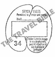 Seychelles passport stamp