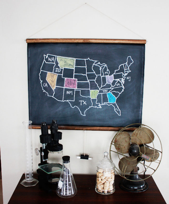 15 Of The Best Traveler Gift Ideas Besides Actual Plane Tickets Chalkboard Color Inn Map Of The Usa