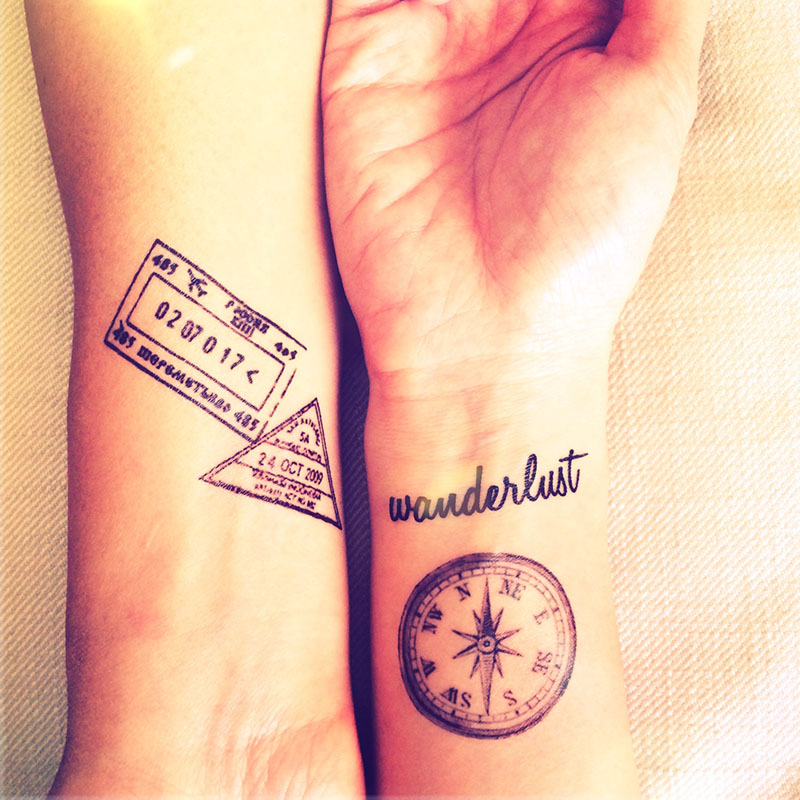 50 Inspiring Travel Tattoos for Travel Addicts  Pinay Nomad