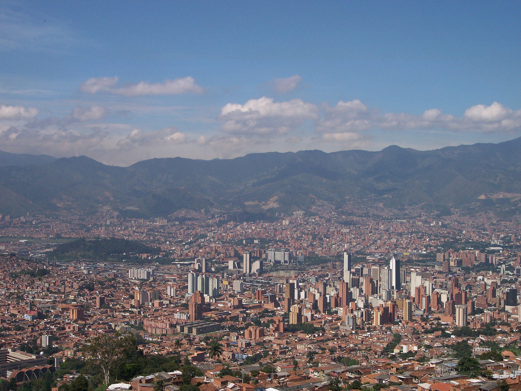 Panoramica de Medellin Colombia