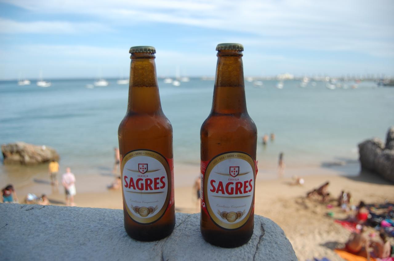 Sagres Beer in portugal