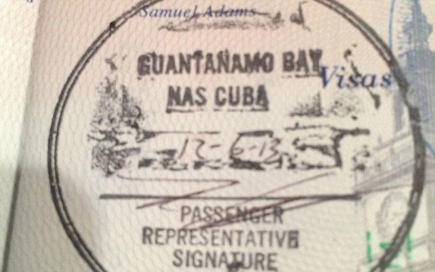 guantanamo bay passport stamp