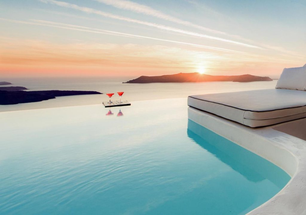 best infinity pools dana villas greece