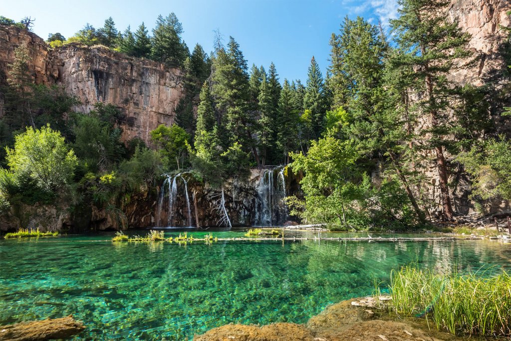 clearest lakes in the us hanging lake