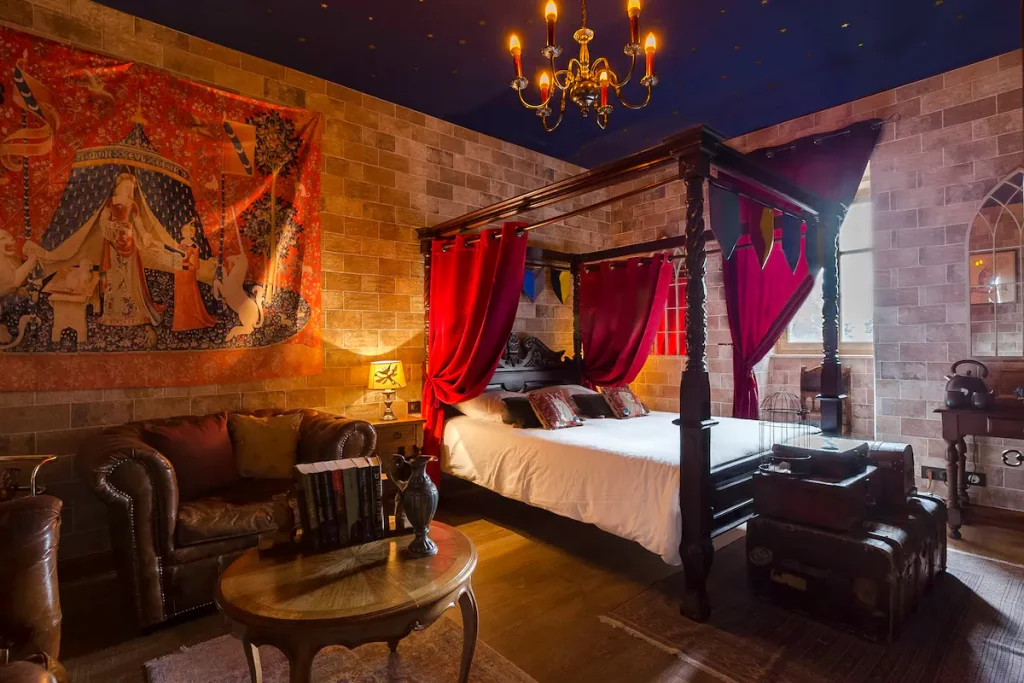 harry potter airbnb wizards gite bed