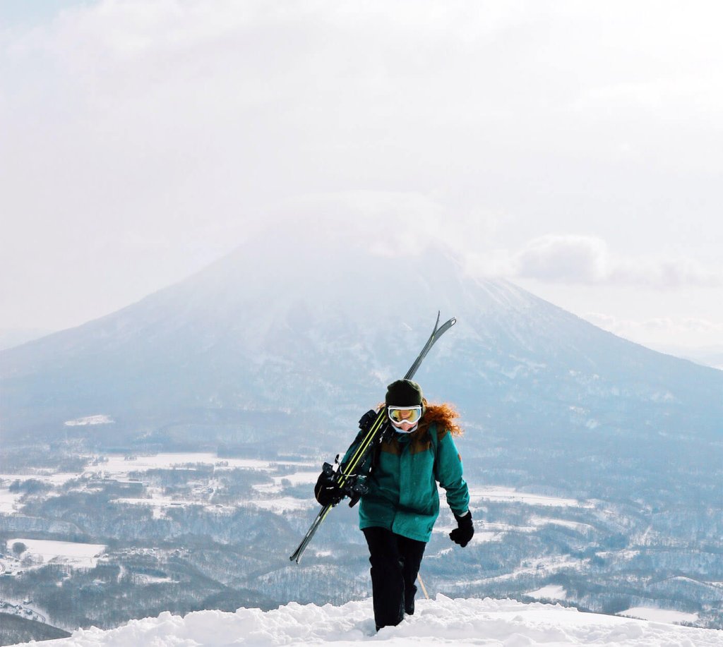 japan in winter skiing