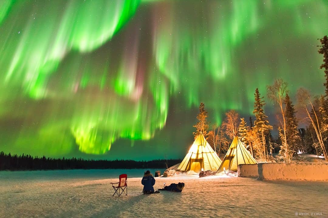 Stay in a Tipi at Canada's Aurora Village to Witness the Northern Lights