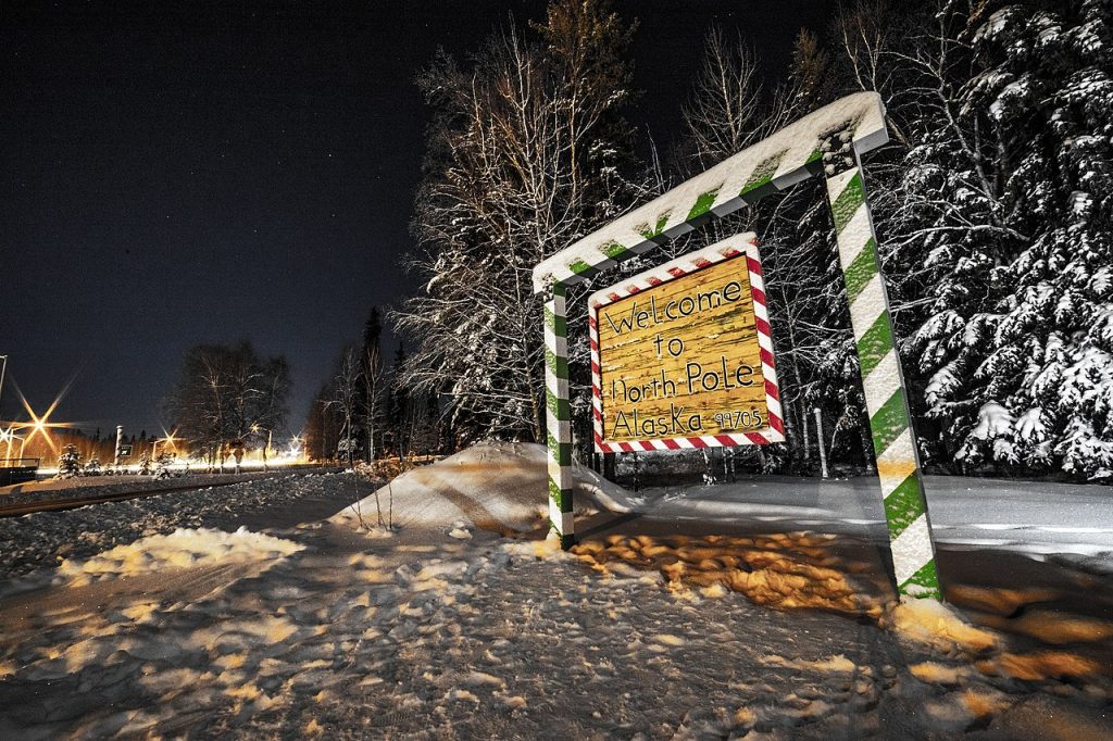 best christmas towns us north pole alaska