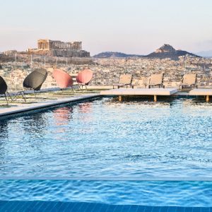 best rooftop pools athens