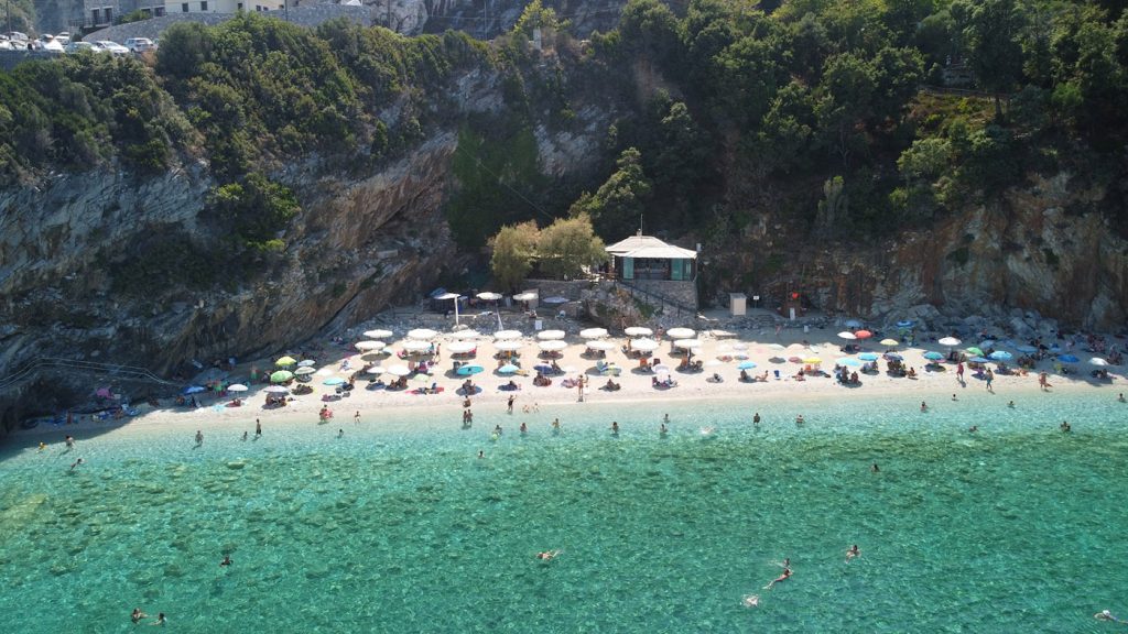 best beaches greece Mylopotamos
