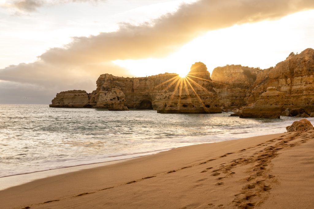 best beaches portugal praia da marinha