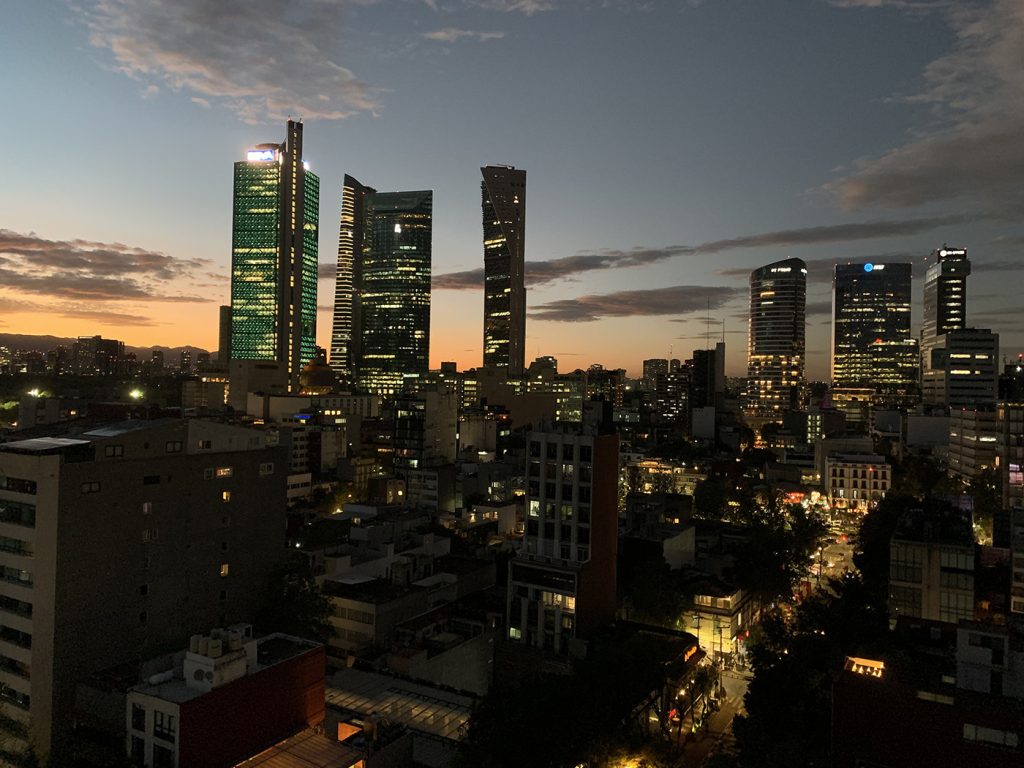 roma condesa night mexico city