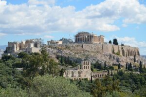 1087px The Acropolis of Athens viewed from the Hill of the Muses 14220794964