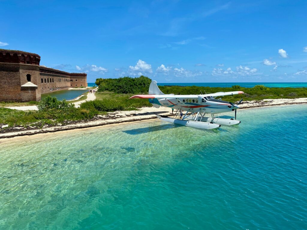 A Seaplane at Fort Jefferson