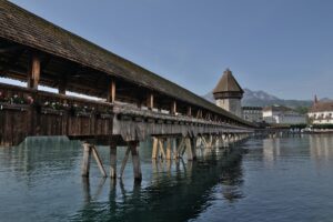 Chapel Bridge in Lucerne Switzerland