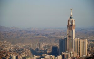 The Clock Tower of the Abraj Al Bait Towers Mecca