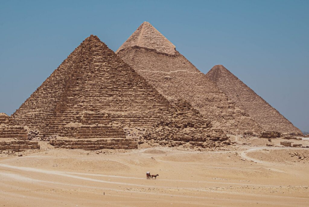 The Pyramids of Giza Al Haram Egypt