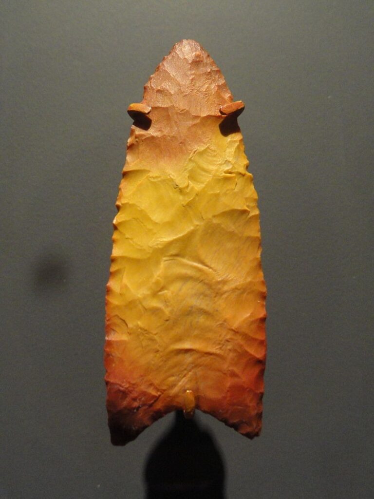 Clovis point 11500 9000 BC Sevier County Utah chert Natural History Museum of Utah