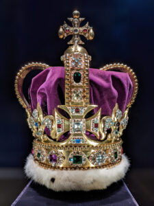 St Edwards Crown is the centrepiece of the British coronation regalia