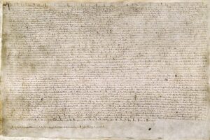 The Magna Carta originally known as the Charter of Liberties of 1215