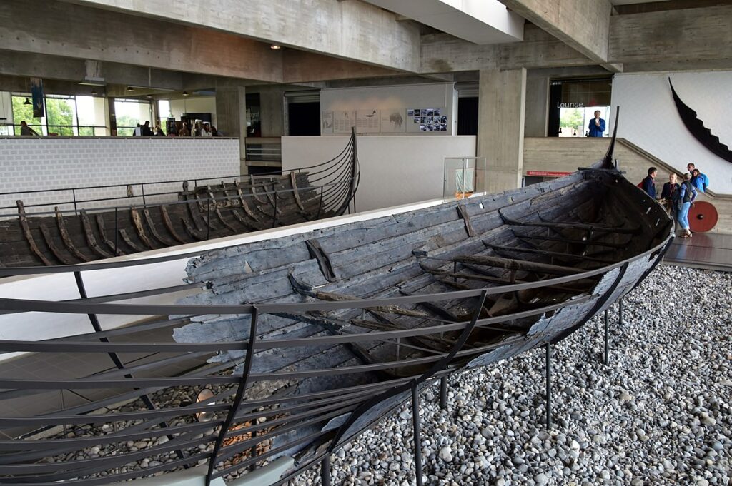 1200px Viking ship deliberately sunk ca. 1070 Roskilde Viking Ship Museum Denmark 6 36002495940