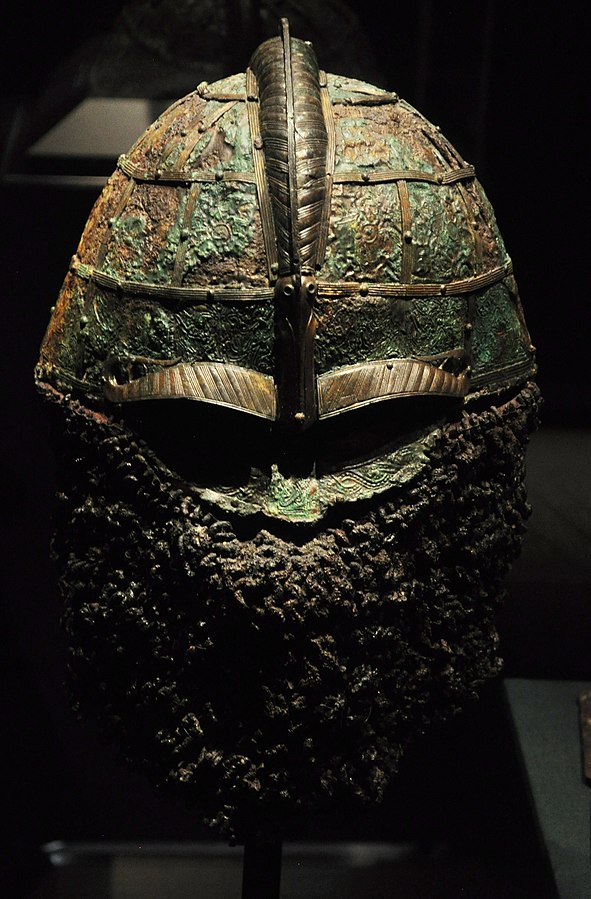 The Vikings Begin 47 warrior helmet Valsgarde boat grave 8 7th century
